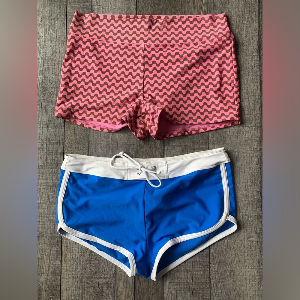 Wild Fable Pink and Blue Women's Shorts Set